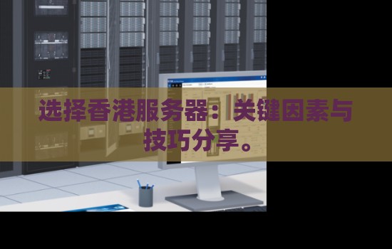 外贸企业选择香港服务器:关键因素与技巧分享