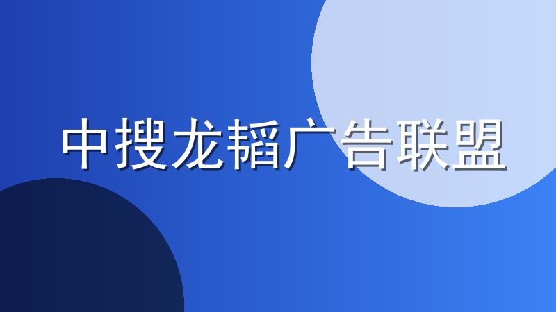 中搜龙韬广告联盟-广告营销解决方案助您创造品牌辉煌